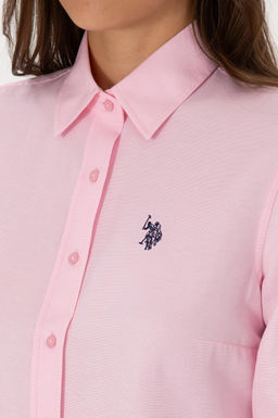 Kad_n Pembe Uzun Kollu Basic G_mlek Sepette S_rpriz _ndirim - U.s. polo assn фото 7