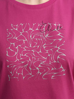 CRB wear/CSMW 60396-46 Футболка женская,фуксия/Ex.Cherubino  фото 5