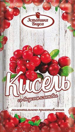 6шт.ЭВ Кисель мом. приг. вкус Клюквы 30г