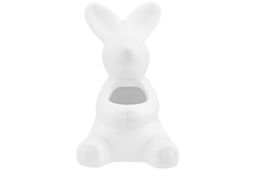Вазочка п/зубочистки 4,5*5*8 см "Зайчик белый"