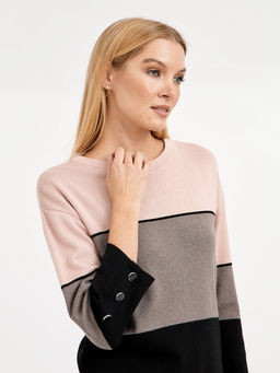 джемпер женский трехцветный из вискозы - Glenfield фото 6