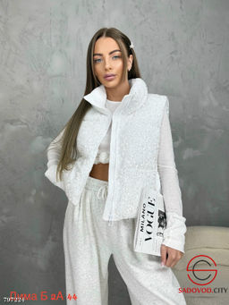 Жилетка утепленная с пайетками - Bruno фото 3