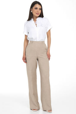 Блуза Нежность (лён,вайт)