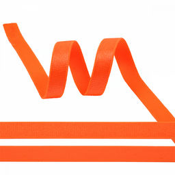 Резинка TBY бельевая Для бретелей 10мм арт.RBB05 оранжевый неон A3409 уп. 50 м