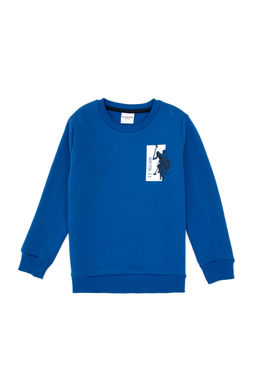 Erkek _ocuk Kobalt Mavi Pijama Tak_m_ Sepette S_rpriz _ndirim - U.s. polo assn фото 2