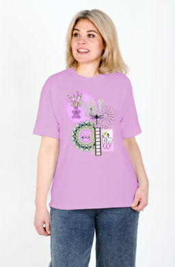 Футболка Алиса Ф-93Е (44-62) кулирка - Лотос фото 3