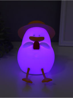 Фигурка светящаяся RISALUX «Утка в отпуске», 2 Вт, LED-ночник антистресс, RGB, USB, 10×8.5×14.5 см