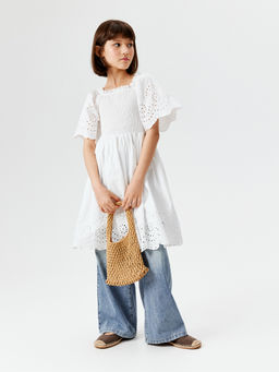 ACOOLA / Платье детское для девочек Melroy молочный  фото 5