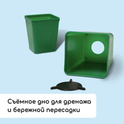 Набор для рассады: стаканы по 600 мл (8 шт.), поддон 36×18 см, цвет МИКС, Greengo
