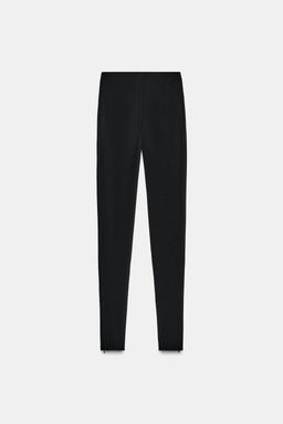 CREPE LEGGINGS WITH ZIPS - Zara фото 5