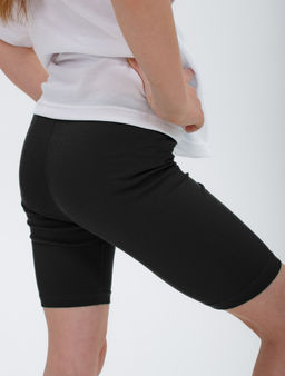 Велосипедки садик, черный, х/б 95% лайкра 5% - 5+ фото 3