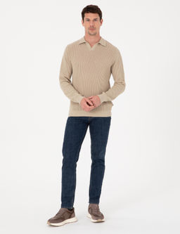 Bej Regular Fit Kazak - Cacharel фото 3