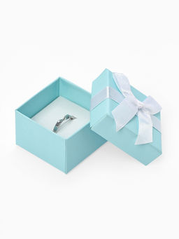 Набор коробочек подарочных 6 шт. под кольцо «Тиффани» 5×5, цвет бирюзовый (3593346)