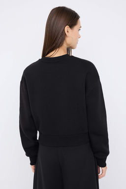 Teen Siyah Orme Sweatshirt TWOAW26SW00189 - Trendyolmilla фото 7