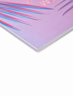 Цена за 2 шт. Альбом для рисования 40 листов А4 на скрепке «Листья» обложка 160 г/м², бумага 100 г/м².