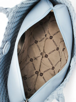 LACCOMA сумка СУ1056-голубой эко кожа хлопок