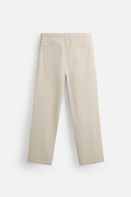 REGULAR FIT JOGGER WAIST TROUSERS - Zara фото 28