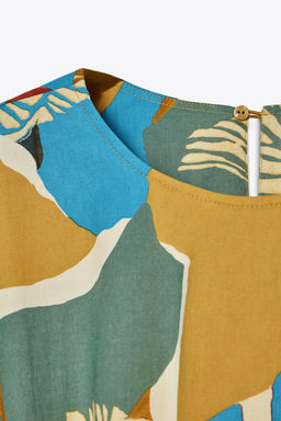 ZW COLLECTION PRINTED MIDI DRESS - Zara фото 7