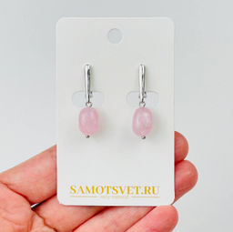 Серьги из Морганита