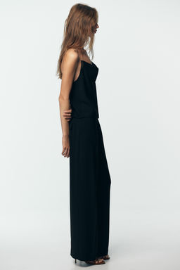 WIDE-LEG TROUSERS WITH CHAIN - Zara фото 13