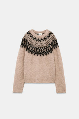 JUMPER WITH ALPACA JACQUARD SKI COLLECTION - Zara фото 21