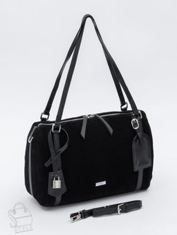 Сумка женская кожаная 8023-1S black Velina Fabbiano-Safenta