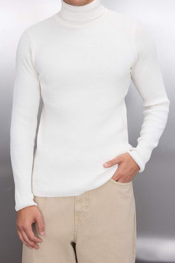 TRENDYOL MAN Lacivert Slim Fit Pamuklu Bal?kc? Yaka Fitilli Orgu Kazak TMNAW20MG0031 - Trendyolmilla фото 101