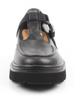 06-DLG06-1 BLACK Туфли женские (натуральная кожа)