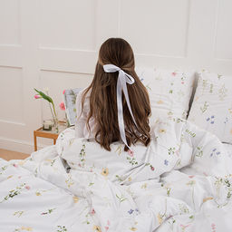 КПБ Традиция 2 спальный с европростыней, поплин, 100% хлопок, пл.110 гр./кв.м Ботанический сад Пододеяльник 177*217, простыня 217*240, наволочка 70*70 (2 шт.)  фото 6