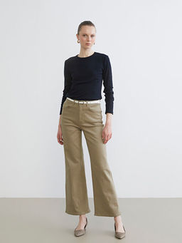 Wideleg Kad?n Jean Pantolon