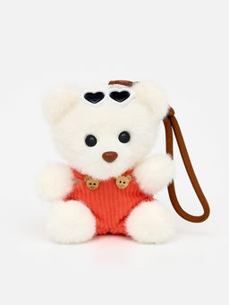 Мягкая игрушка на подвесе «Мишка в очках» 12 см