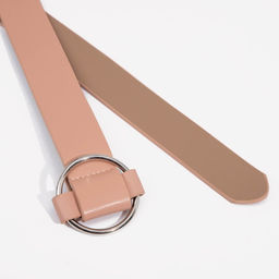 Ремень женский, ширина 3,5 см, затяжка, пряжка металл, цвет пудра - Simaland фото 2