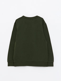 Bisiklet Yaka Basic Uzun Kollu Erkek ?ocuk Sweatshirt - Waikiki фото 2