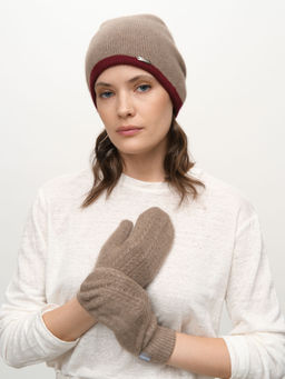 Варежки из кашемира 30121 капучино