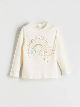 Bisiklet Yaka K?z ?ocuk Pijama ?st