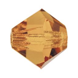 Бусина Чехия "PRECIOSA" бусины 451-69-302 цветн. 5.7 х 6 мм 12 шт св.табачный (lt.colorado topaz 10330)