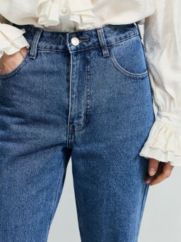 Джинсы straight с высокой посадкой / Zarina  фото 6