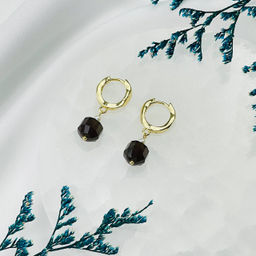 Серьги из Раухтопаза и Жемчуга