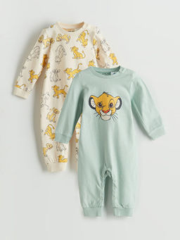 Simba Bask?l? Erkek Bebek ??t??tl? Tulum 2li Tak?m