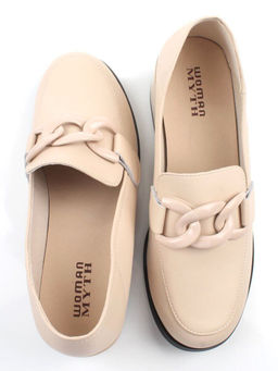 06-M27-35 BEIGE Туфли женские (натуральная кожа)