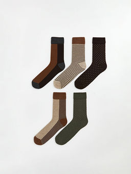 Desenli Erkek Soket ?orap 5li