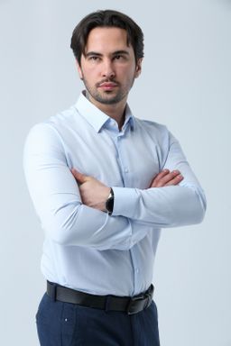 Мужская рубашка 21.1-нт-04 - Nicolo angi фото 3