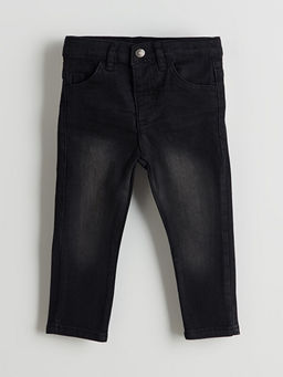 Beli Lastikli Basic Erkek Bebek Jean Pantolon - Waikiki фото 4