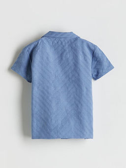 Pamuklu Erkek Bebek G?mlek ve ?ort 2li