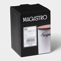 Банка для сахара Magistro Sugar Graphite, 9.513.5 см, с бамбуковой крышкой, серая фото 9