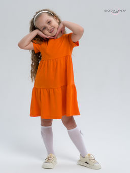Платье Тия оранжевая - Sovalina фото 3