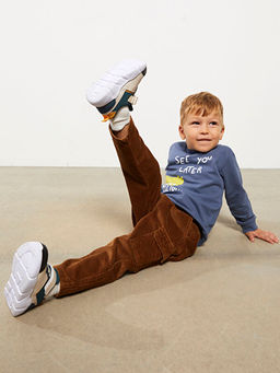 Basic Erkek Bebek Kadife Pantolon - Waikiki фото 2