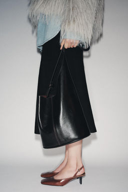 LEATHER SLINGBACK SHOES LIMITED EDITION