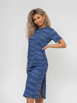 Платье женское, цвет синий