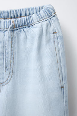 SLIM WAIST WIDE-LEG JEANS - Zara фото 3
